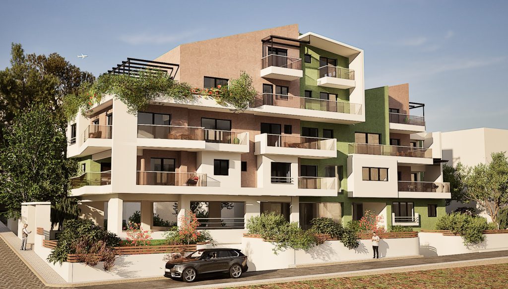 contemporary apartment building Athens residential architecture design