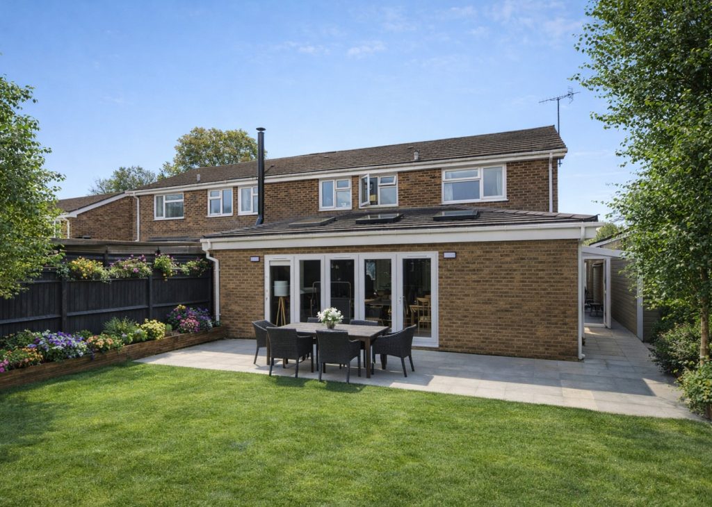 architect-led house extension project in Crawley
